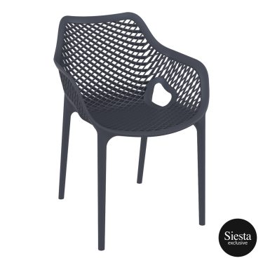 Air Outdoor Arm Chair colour ANTHRACITE available to order now!