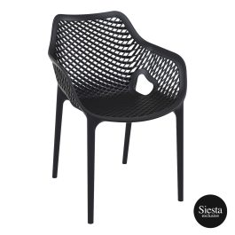 Air Outdoor Arm Chair colour BLACK available to order now!