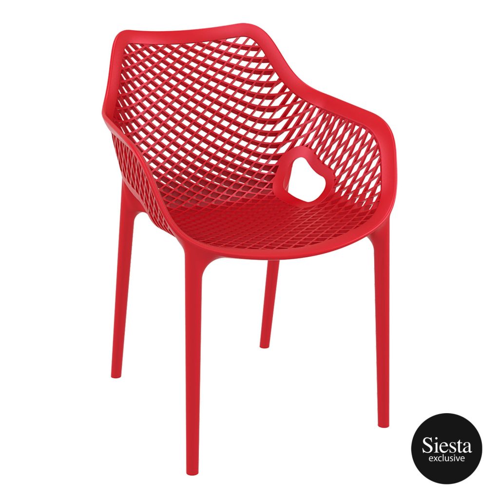 Air Outdoor Arm Chair colour RED available to order now!