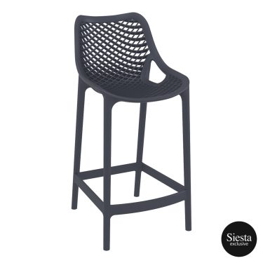 Air Outdoor Stool 650mm colour ANTHRACITE available to order now!