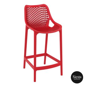 Air Outdoor Stool 650mm colour RED available to order now!