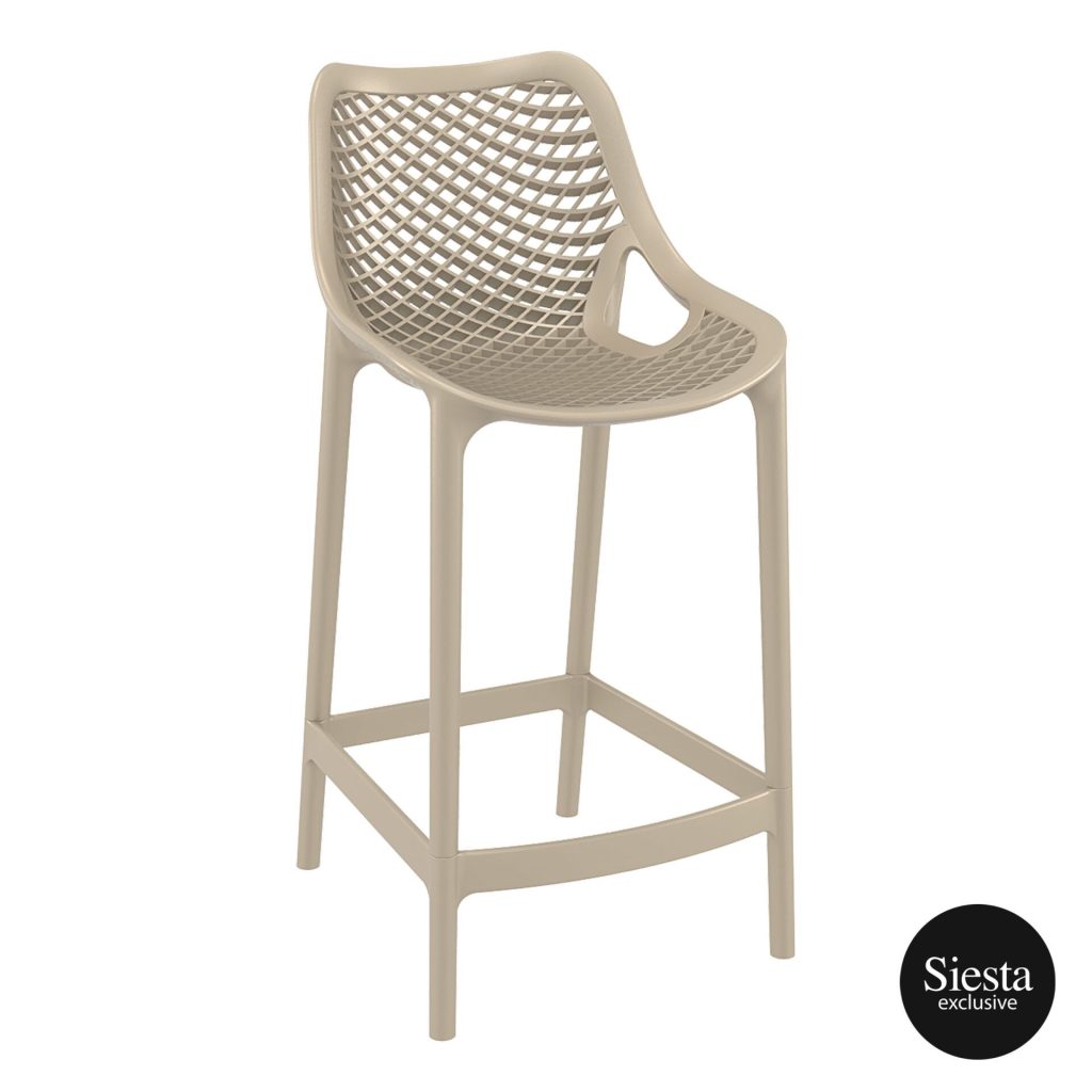 Air Outdoor Stool 650mm colour TAUPE available to order now!