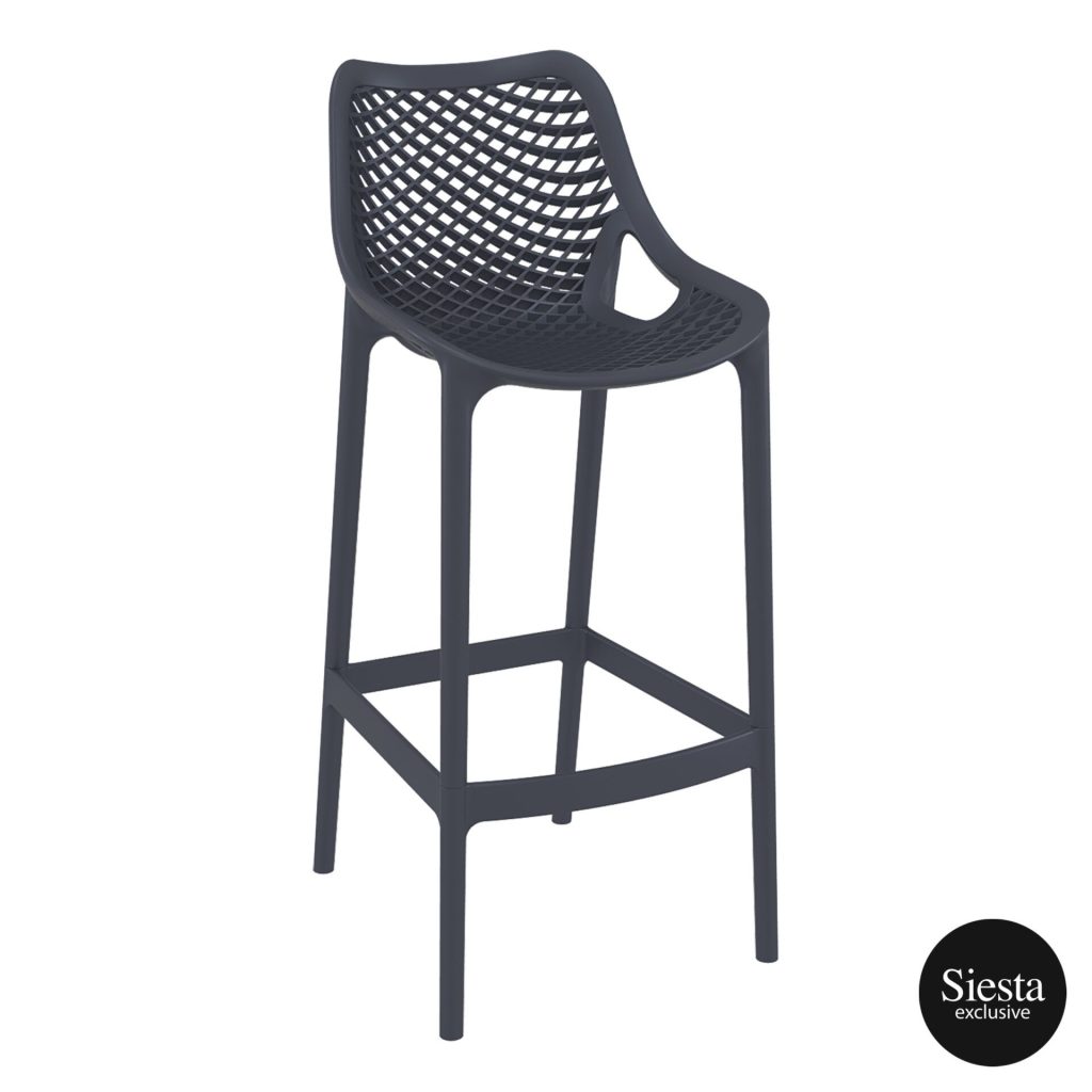 Air Outdoor Stool 750mm colour ANTHRACITE available to order now!