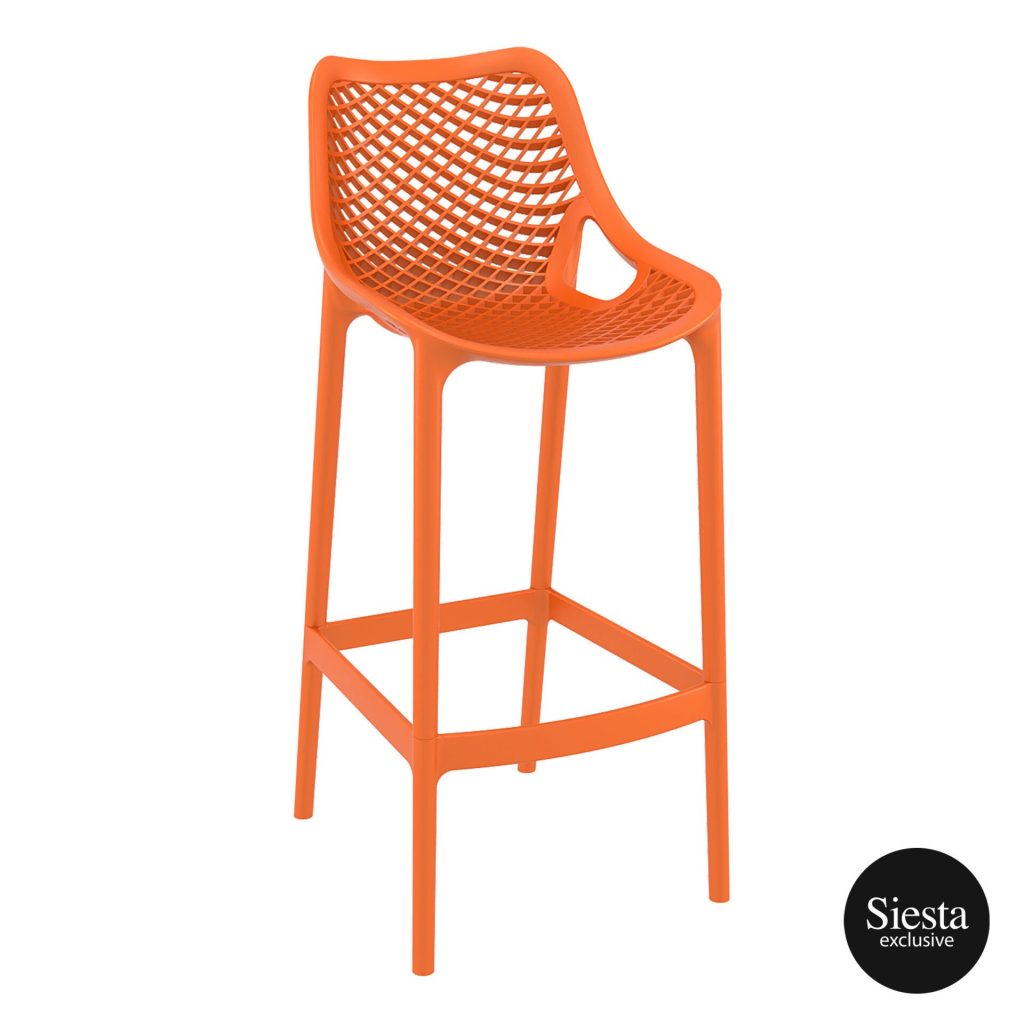 Air Outdoor Stool 750mm colour ORANGE available to order now!
