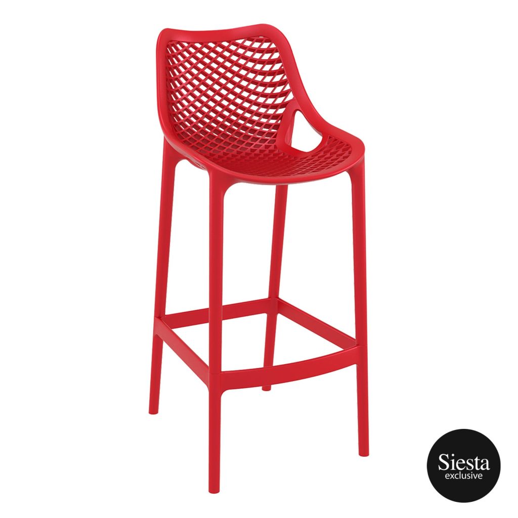 Air Outdoor Stool 750mm colour RED available to order now!