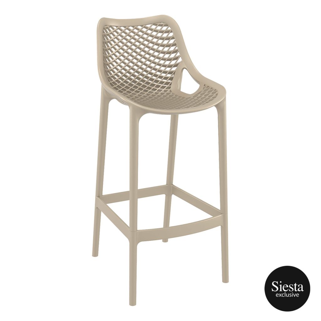 Air Outdoor Stool 750mm colour TAUPE available to order now!