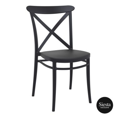 Cross Outdoor Chair colour BLACK available to order now!