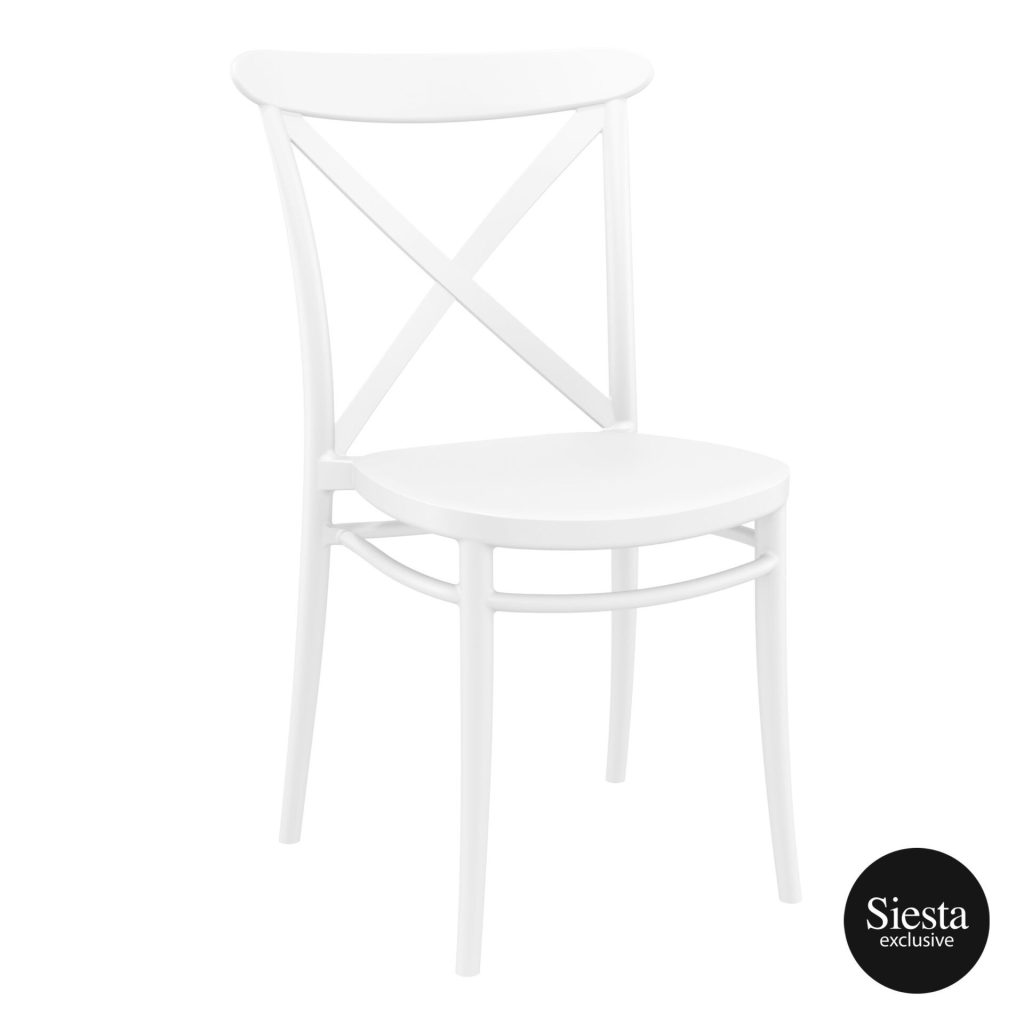 Cross Outdoor Chair colour WHITE available to order now!