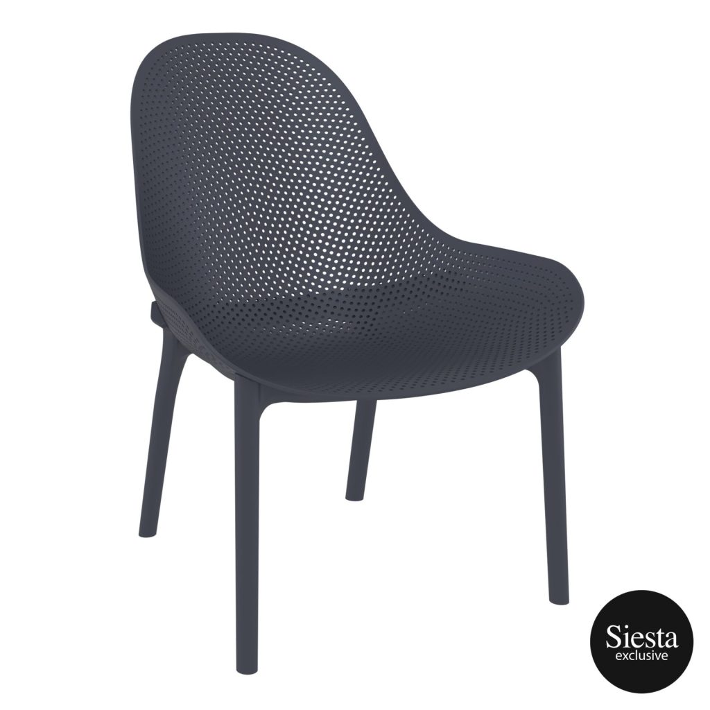 Sky Outdoor Lounge Chair colour ANTHRACITE available to order now!