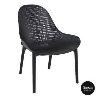 Sky Outdoor Lounge Chair colour BLACK available to order now!