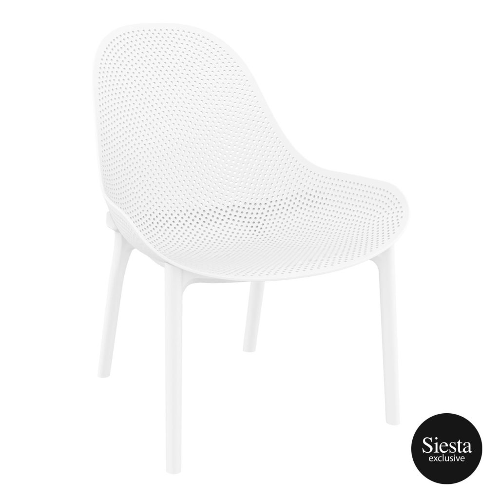 Sky Outdoor Lounge Chair colour WHITE available to order now!