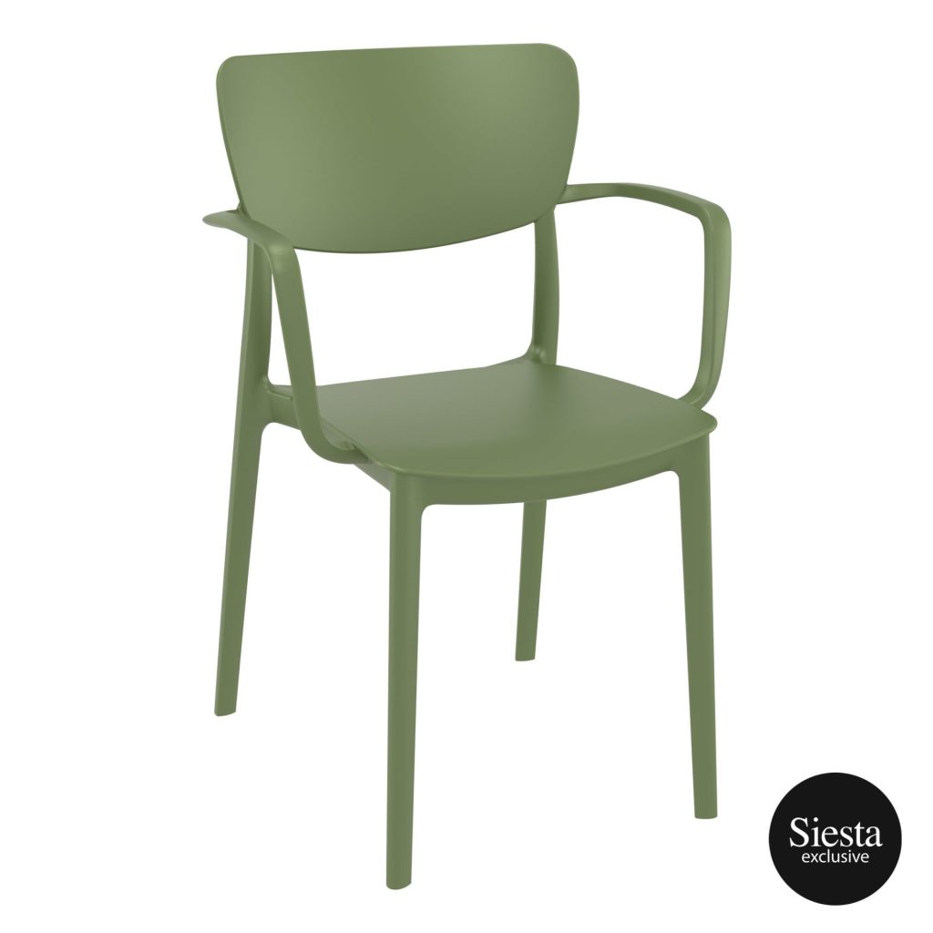 Lisa Outdoor Café Chair colour GREEN available to order now!