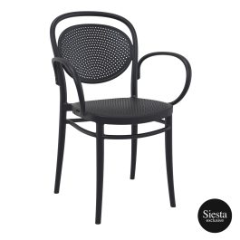 Marcel Outdoor Armchair colour BLACK available to order now!
