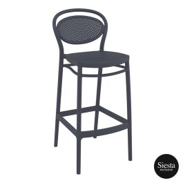 Marcel Outdoor Stool 750mm colour ANTHRACITE available to order now!