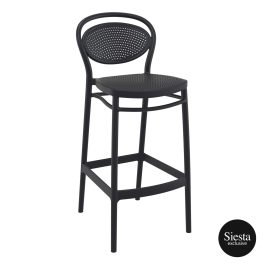 Marcel Outdoor Stool 750mm colour BLACK available to order now!