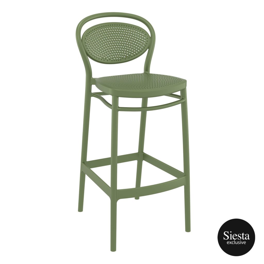 Marcel Outdoor Stool 750mm colour GREEN available to order now!