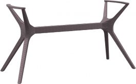 Ibiza Outdoor Table Base XL colour CHOCOLATE available to order now!