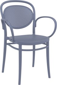 Marcel Outdoor Armchair colour ANTHRACITE available to order now!