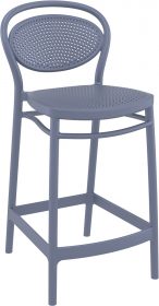 Marcel Outdoor Stool 650mm colour ANTHRACITE available to order now!