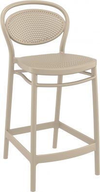 Marcel Outdoor Stool 650mm colour TAUPE available to order now!
