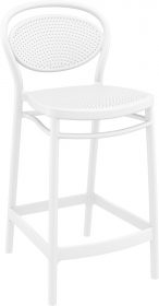 Marcel Outdoor Stool 650mm colour WHITE available to order now!
