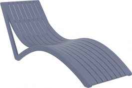 Slim Sun Lounge in colour ANTHRACITE available to order now!