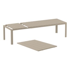 Atlantic Outdoor Extendable Table 2100-2800mm colour TAUPE available to order now!