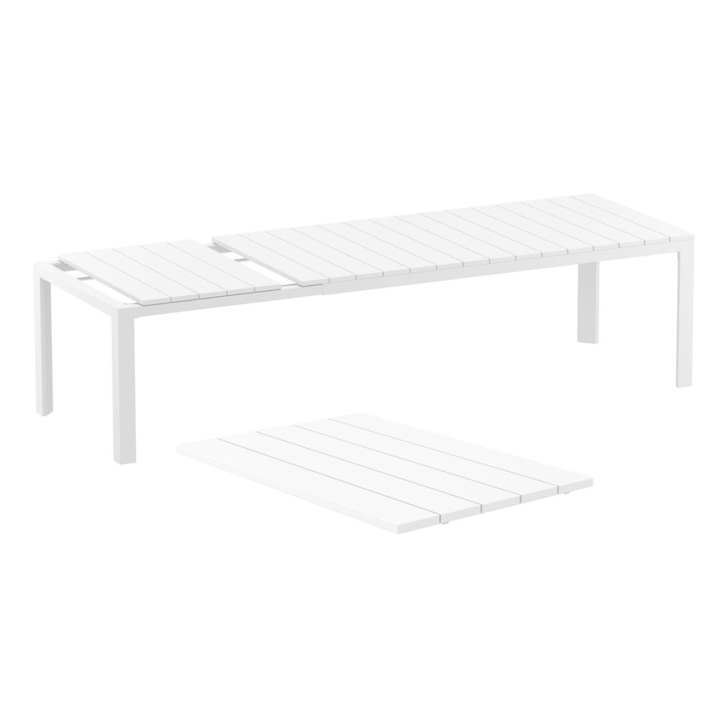 Atlantic Outdoor Extendable Table 2100-2800mm colour WHITE available to order now!