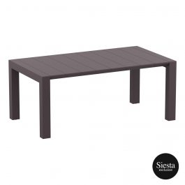 Vegas Outdoor Extendable Table 1800-2200mm colour CHOCOLATE available to order now!