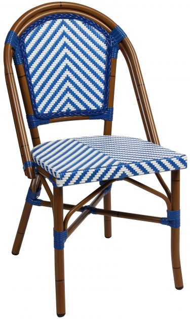 Amalfi Outdoor Wicker Chair colour BLUE available to order now!