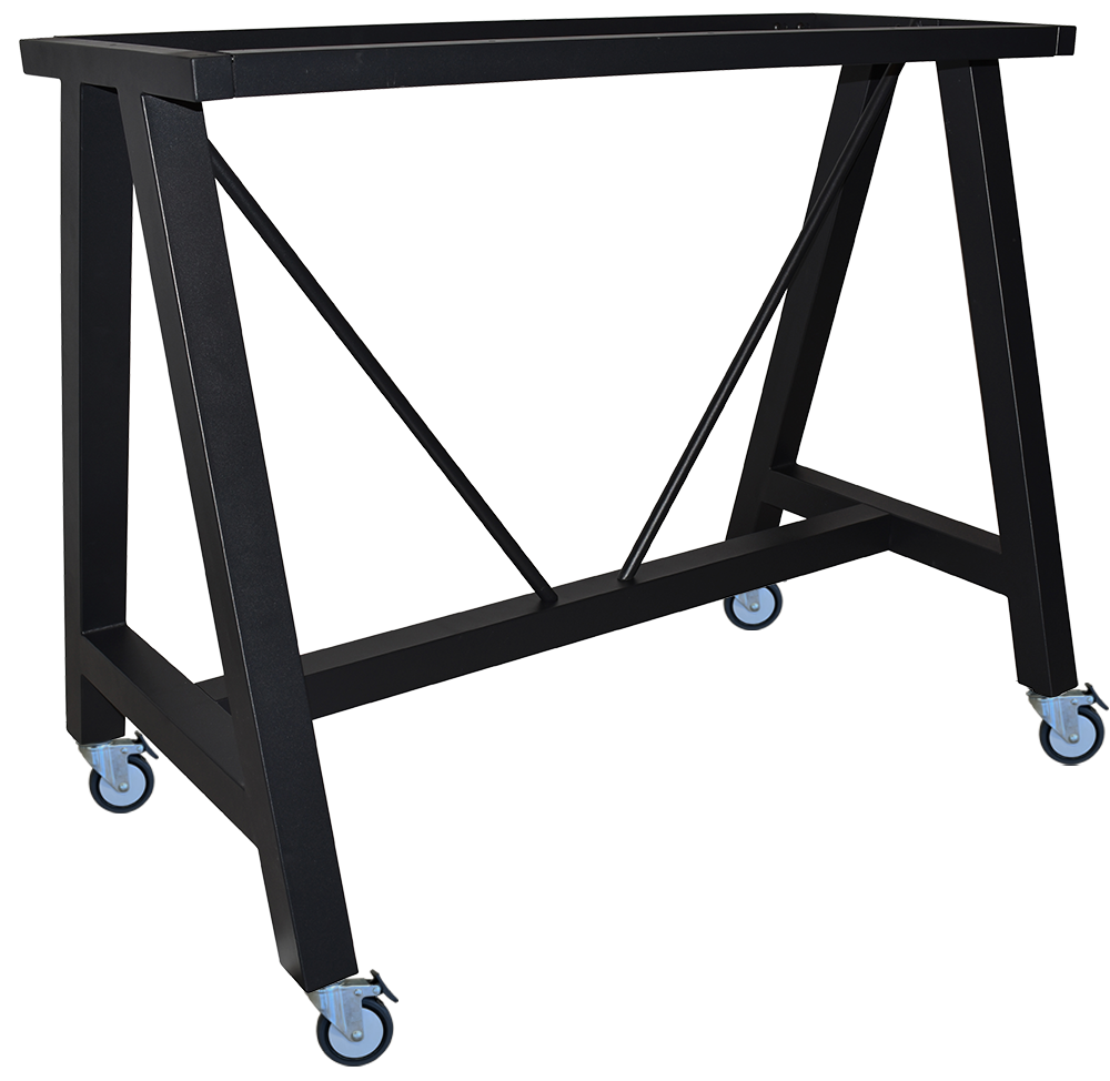 Dry Bar H1025 A Frame Base 1200mm with castors colour BLACK available to order now!