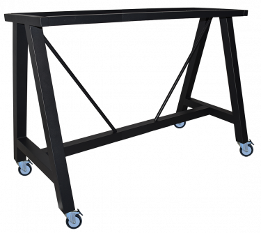 Dry Bar H1025 A Frame Base 1500mm with castors colour BLACK available to order now!