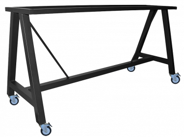 Dry Bar H1025 A Frame Base 1800mm with castors colour BLACK available to order now!