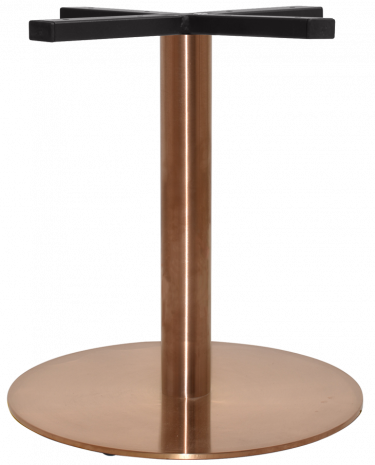 Rome S Steel Coffee Table Base 450mm colour COPPER available to order now!