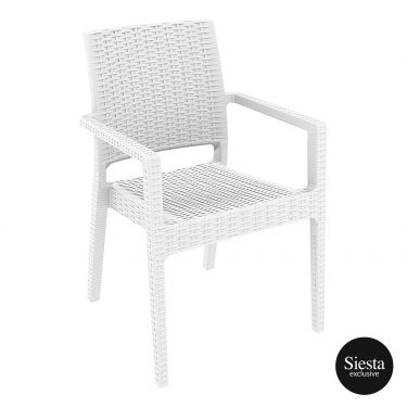 Ibiza Outdoor Armchair colour WHITE available to order now!