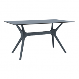 Ibiza Outdoor Table 1400 colour ANTHRACITE available to order now!