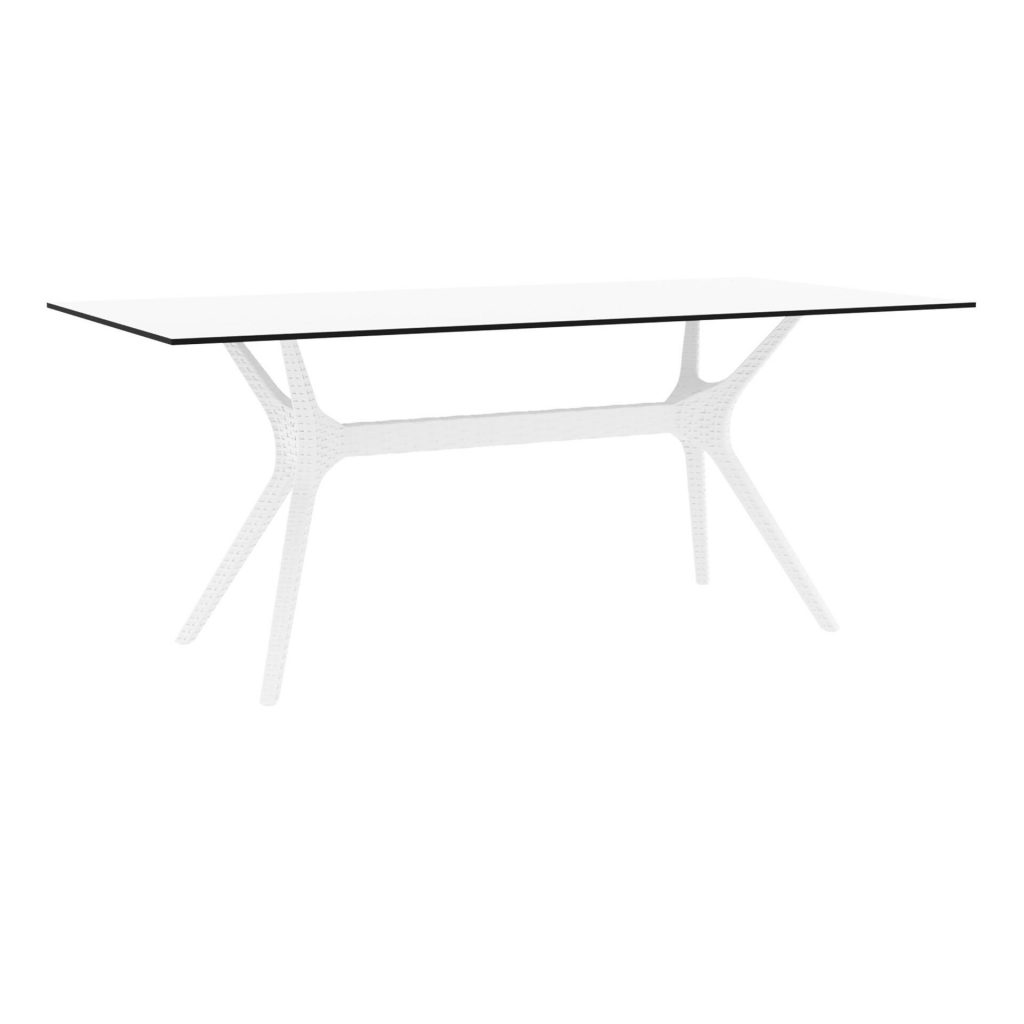 Ibiza Outdoor Table 1800 colour WHITE available to order now!