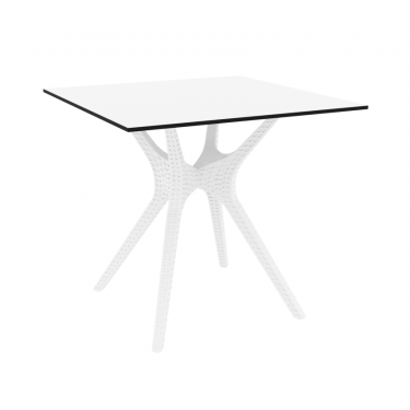 Ibiza Outdoor Table 800 colour WHITE available to order now!