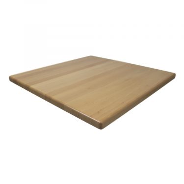 Tuscany Square Timber Table Top 800mm colour NATURAL available to order now!