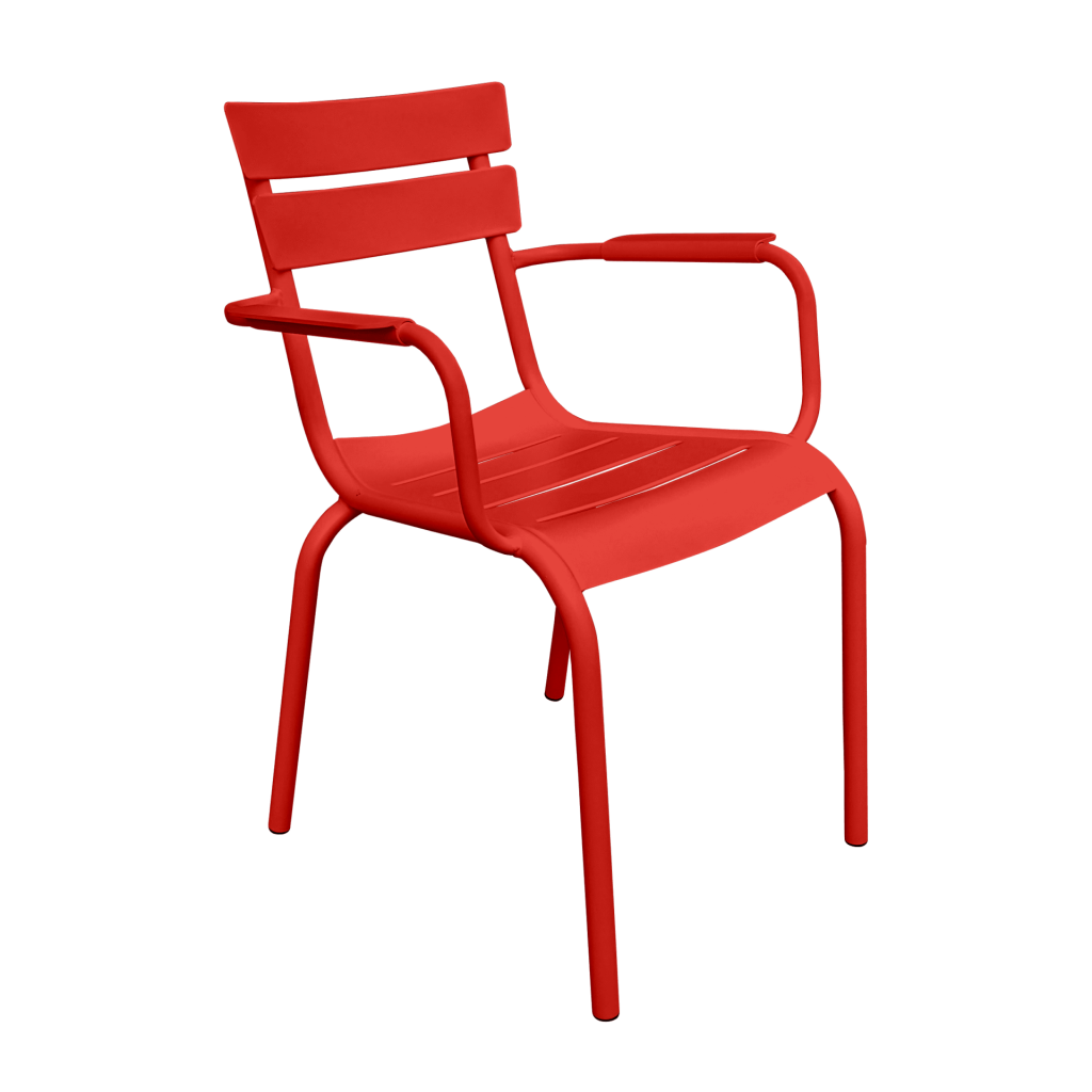 Lisbon Outdoor Armchair colour RED available to order now!