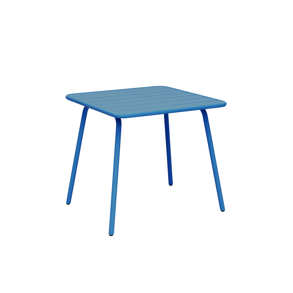 Lisbon Outdoor Table 800 colour BLUE available to order now!