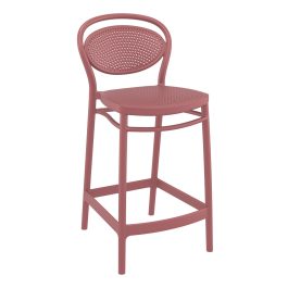 Marcel Outdoor Stool 650mm colour MARSALA available to order now!