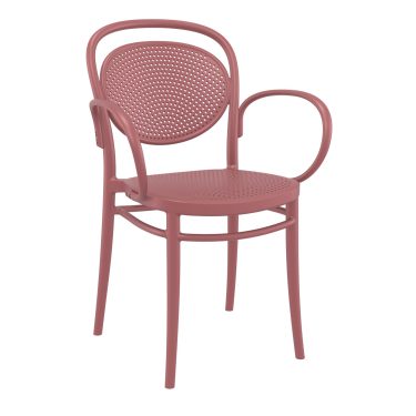 Marcel Outdoor Armchair colour MARSALA available to order now!