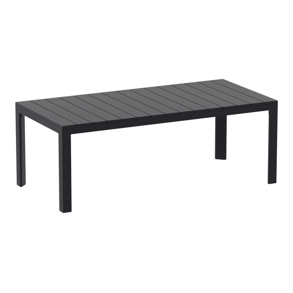 Atlantic Outdoor Extendable Table 2100-2800mm colour BLACK available to order now!