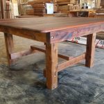 Square Southport 1600mm Kwila outdoor Timber Table square legs available to order now!