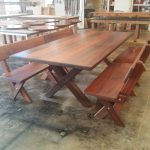 Rectangular Kirra XL 2950mm Kwila outdoor timber table available to order now!