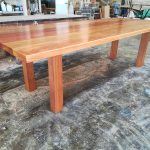 Binx Timber Table in SPOTTED GUM available to order now!