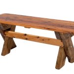 2-3 Seat Backless Cypress OutdoorTimber Bench available to order now!