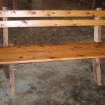 3 Seat Slat Back Cypress Outdoor Timber Bench available to order now!