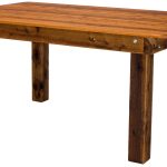 Rectangular Palm Beach Cypress Outdoor Timber Table square legs available to order now!